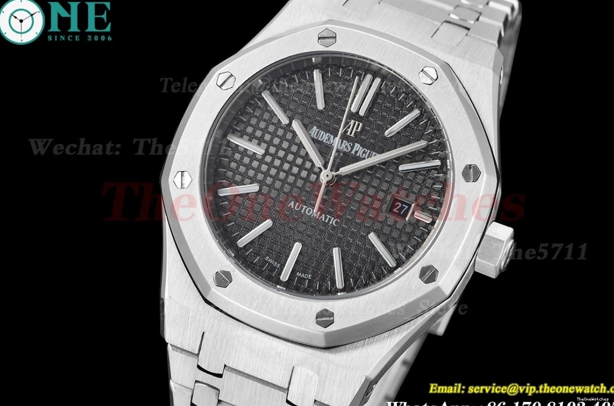 41mm SS 15400 MY8215 Grey GDF SS Dial Royal Oak 0106